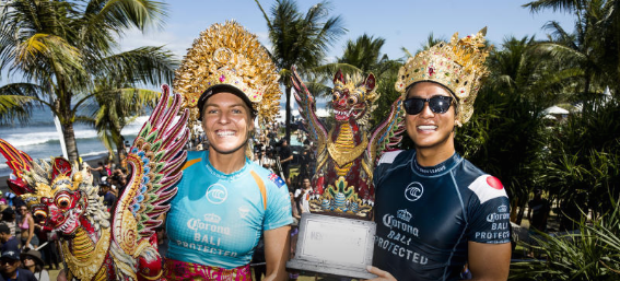 Campeões do Mundial de Surf - Corona Bali Protected